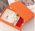 7 Piece Jewellery Box with Roses